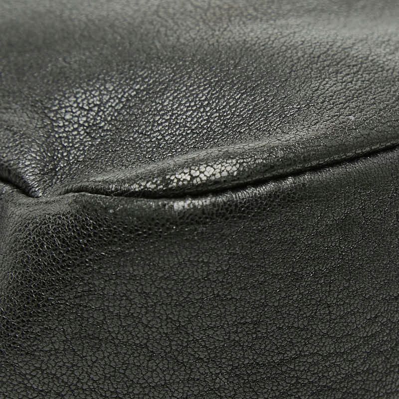Saint Laurent Tassel Crossbody Shoulder Bag Black Leather — view 5