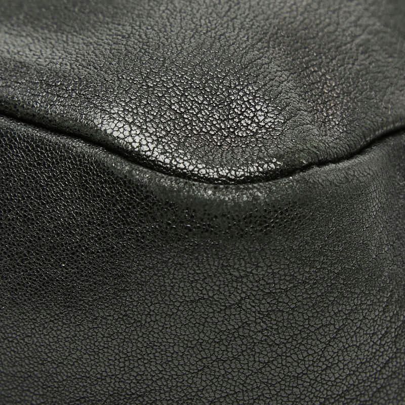 Saint Laurent Tassel Crossbody Shoulder Bag Black Leather — view 4