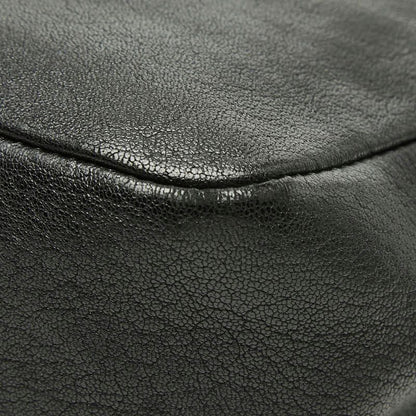Saint Laurent Tassel Crossbody Shoulder Bag Black Leather — view 6
