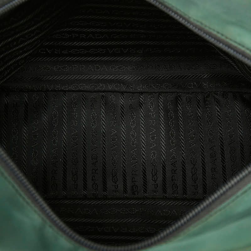 Prada Handbag Green Nylon — view 8