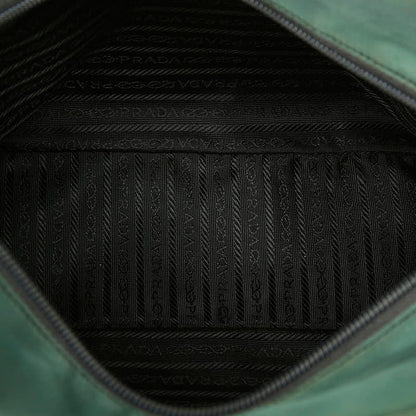 Prada Handbag Green Nylon — view 8
