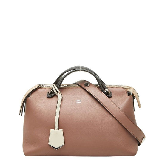Fendi by the Way 2-Way Shoulder Bag Pink Leather