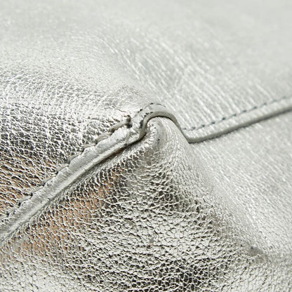 Celine Vertical Cover Small 2-Way Shoulder Bag Silver Leather — view 4