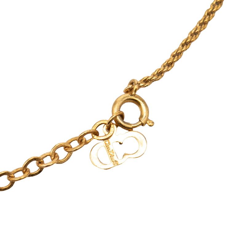 Dior CD Logo Pendant Gold Plated — view 3