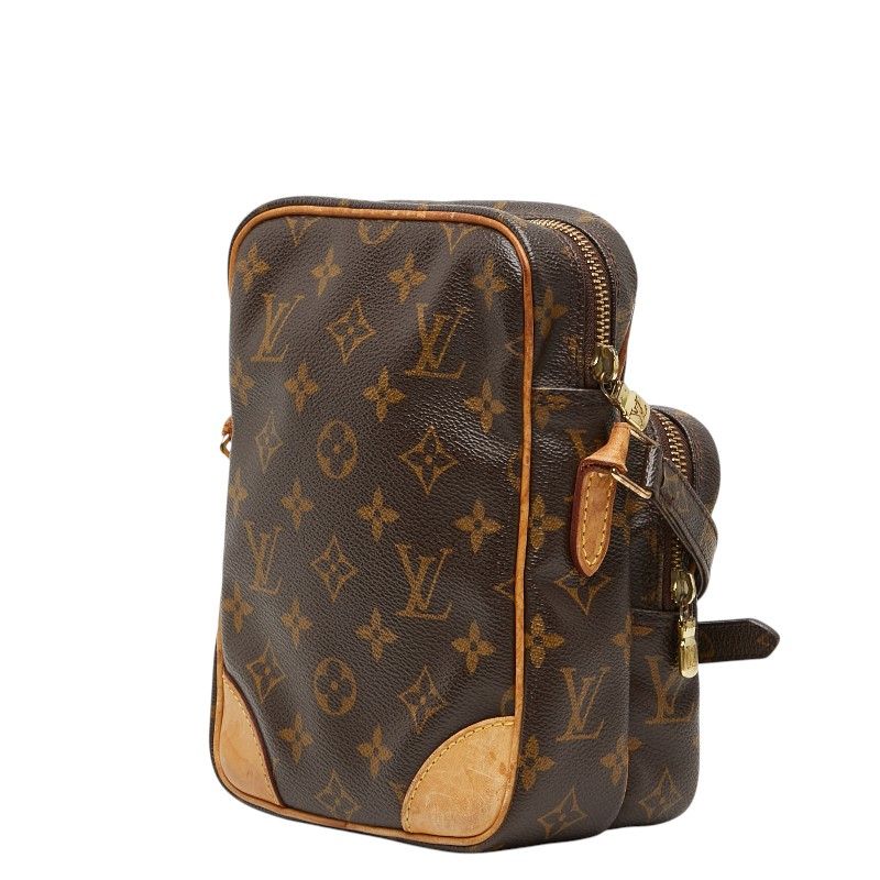 Louis Vuitton Monogram Amazon Crossbody Shoulder Bag Brown Leather — view 2