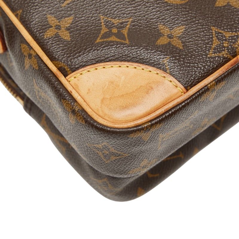 Louis Vuitton Monogram Amazon Crossbody Shoulder Bag Brown Leather — view 7