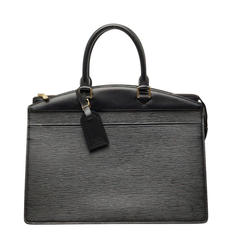 Louis Vuitton Epi Riviera Handbag Noir Black Leather