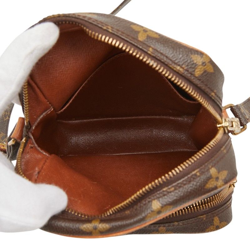 Louis Vuitton Monogram Amazon Crossbody Shoulder Bag Brown Leather — view 9
