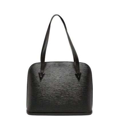Louis Vuitton Epi Sac Shoulder Bag Tote Noir Black Leather
