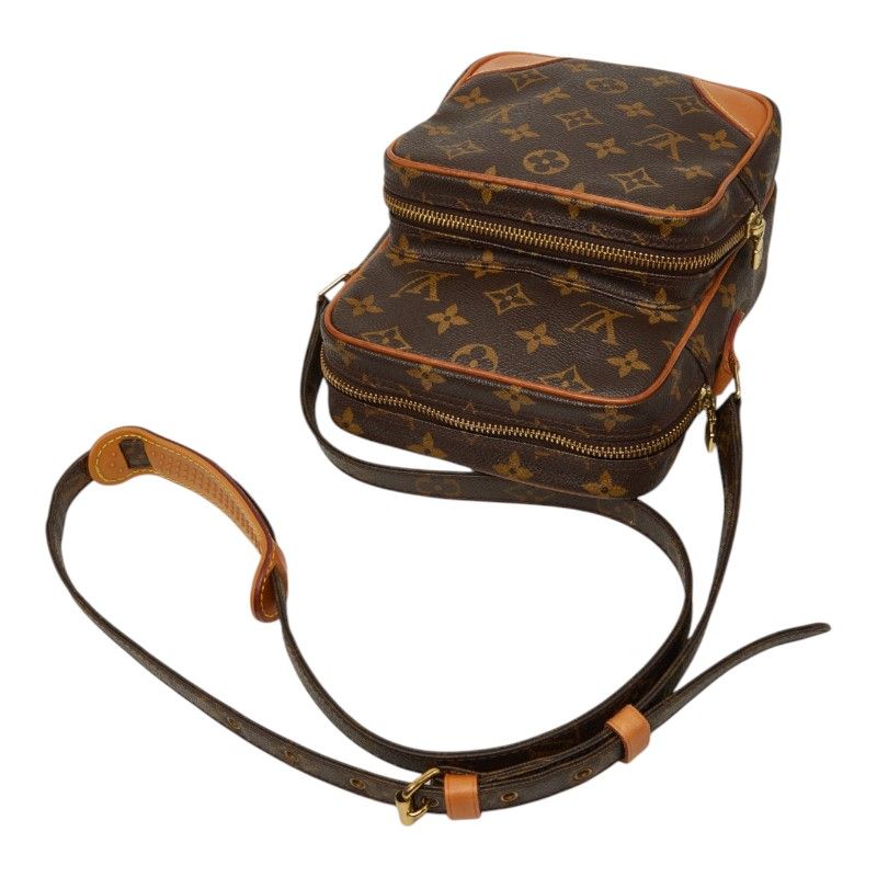 Louis Vuitton Monogram Amazon Crossbody Shoulder Bag Brown Leather — view 9
