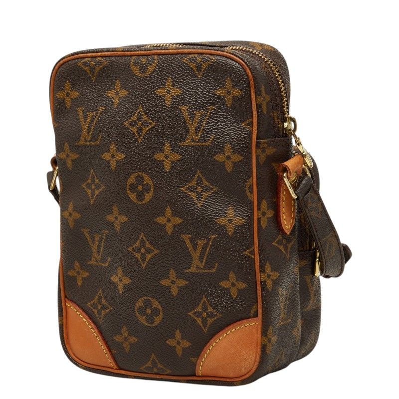 Louis Vuitton Monogram Amazon Crossbody Shoulder Bag Brown Leather — view 2