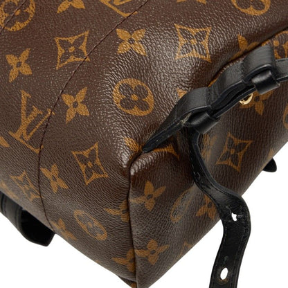Louis Vuitton Monogram Palm Springs PM Backpack Brown Black Leather — view 6