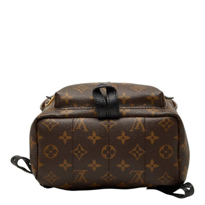Louis Vuitton Monogram Palm Springs PM Backpack Brown Black Leather — view 3
