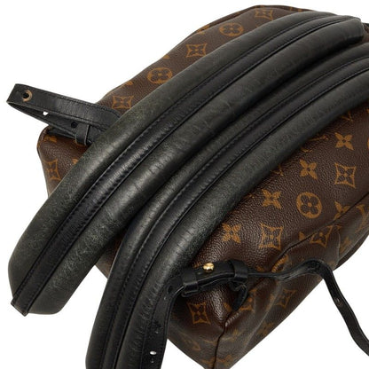 Louis Vuitton Monogram Palm Springs PM Backpack Brown Black Leather — view 9