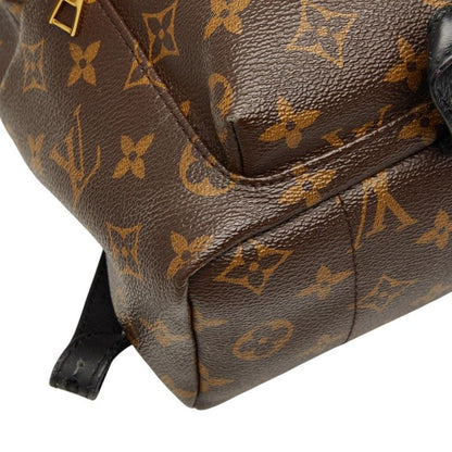 Louis Vuitton Monogram Palm Springs PM Backpack Brown Black Leather — view 5