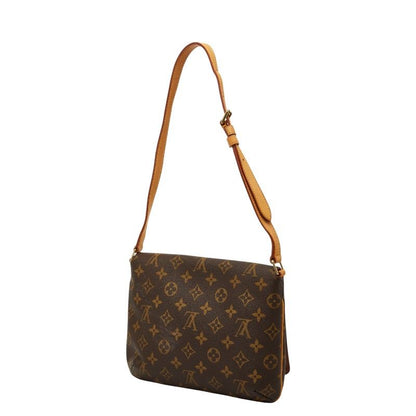 Louis Vuitton Monogram Musette Tango Short Shoulder Bag Brown Leather — view 2