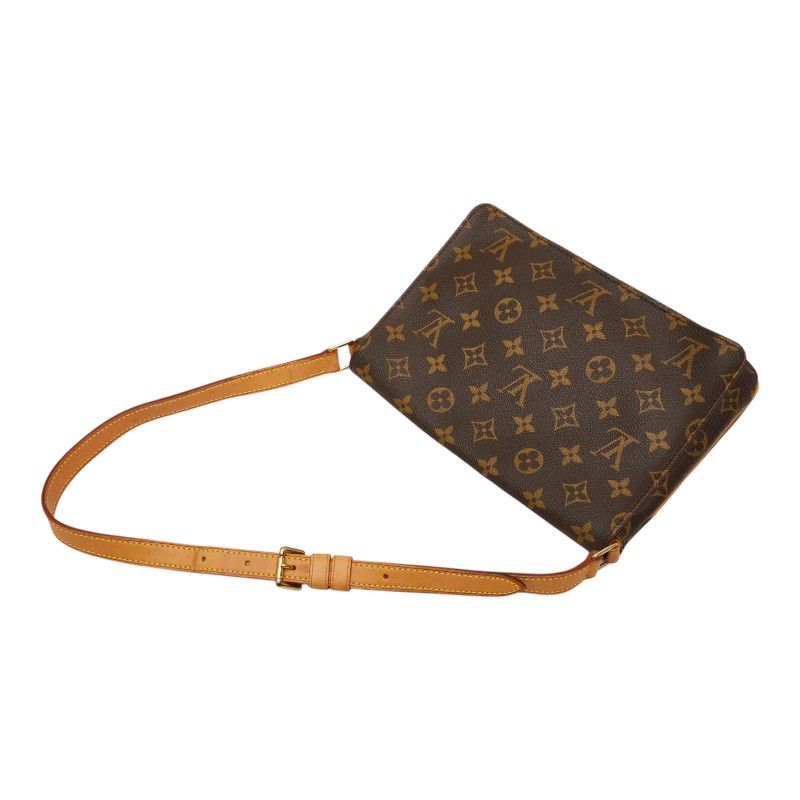 Louis Vuitton Monogram Musette Tango Short Shoulder Bag Brown Leather — view 7