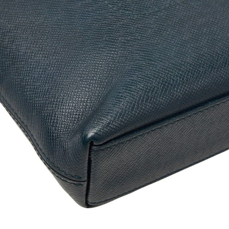Louis Vuitton Taiga Grigori Messenger PM Shoulder Bag Ocean Blue Leather — view 4