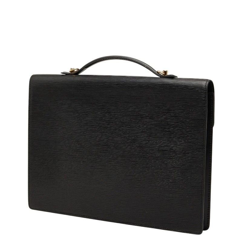 Louis Vuitton Epi Porte Documents Bandouliere Business Shoulder Bag 2-Way Black — view 2