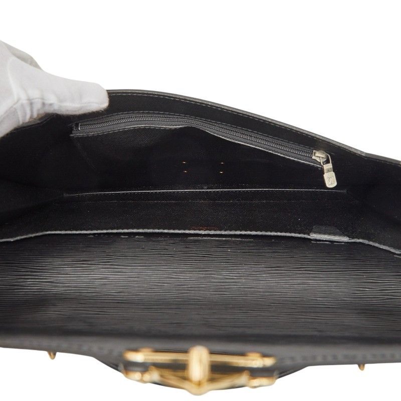 Louis Vuitton Epi Porte Documents Bandouliere Business Shoulder Bag 2-Way Black — view 9