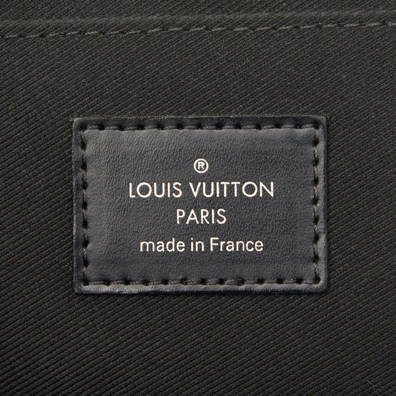 Louis Vuitton Damier Graphite Pochette Jour PM Clutch Black Gray — view 8
