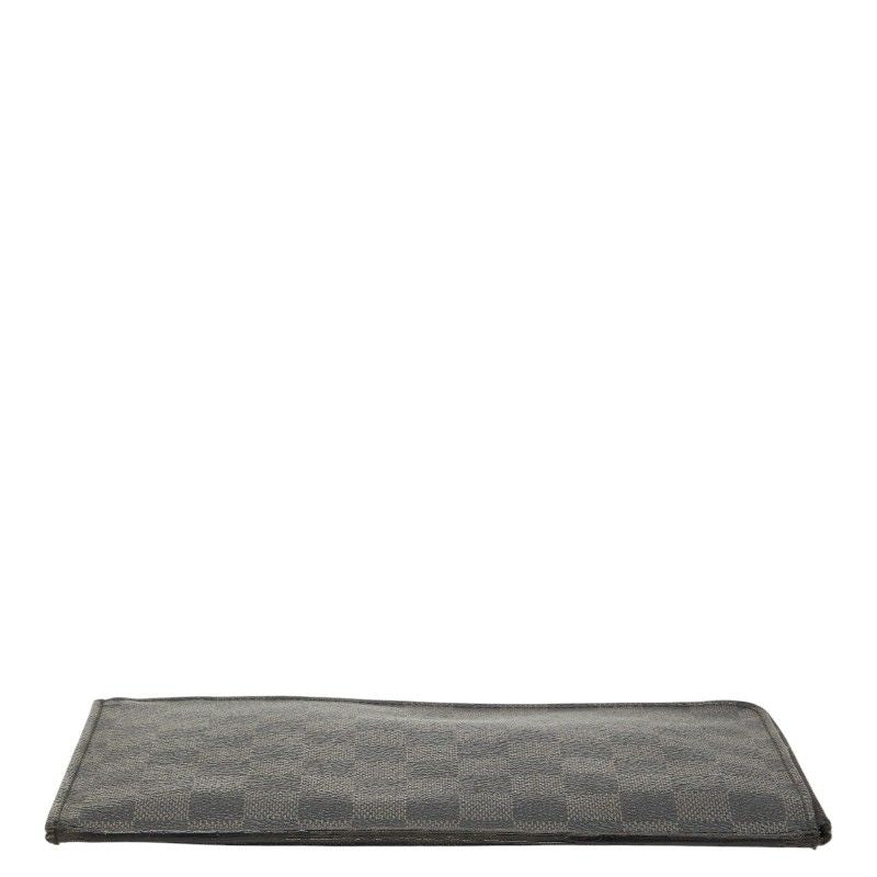 Louis Vuitton Damier Graphite Pochette Jour PM Clutch Black Gray — view 3