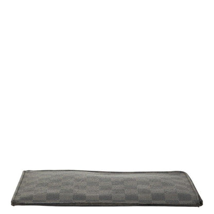 Louis Vuitton Damier Graphite Pochette Jour PM Clutch Black Gray — view 3