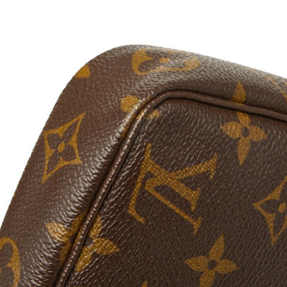 Louis Vuitton Monogram Pochette 2-Way Shoulder Bag Brown Leather — view 6