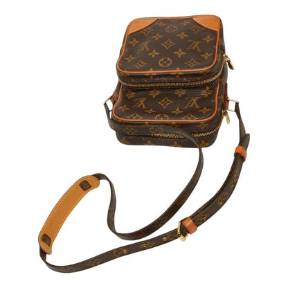 Louis Vuitton Monogram Amazon Crossbody Shoulder Bag Brown Leather — view 8