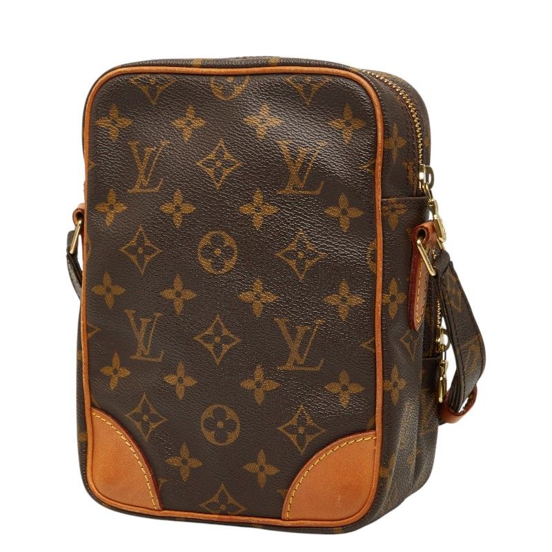 Louis Vuitton Monogram Amazon Crossbody Shoulder Bag Brown Leather — view 2