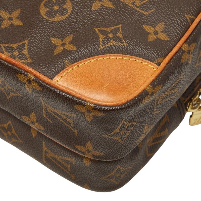 Louis Vuitton Monogram Amazon Crossbody Shoulder Bag Brown Leather — view 6