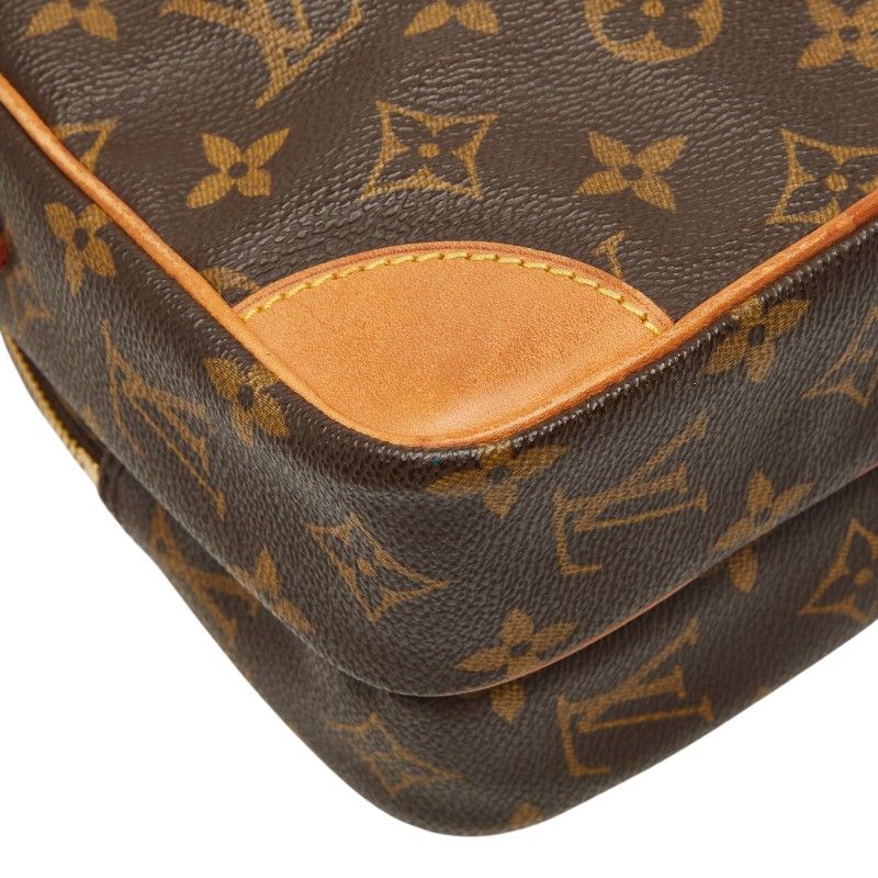 Louis Vuitton Monogram Amazon Crossbody Shoulder Bag Brown Leather — view 7