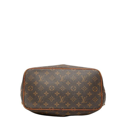 Louis Vuitton Monogram Palermo PM 2-Way Shoulder Bag Brown Leather — view 3
