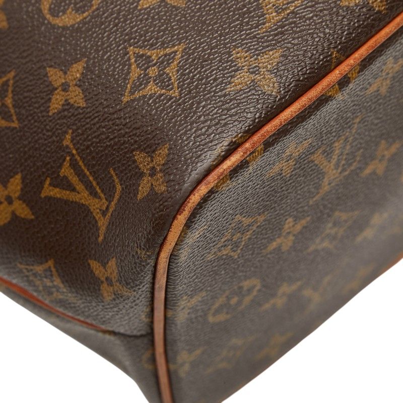 Louis Vuitton Monogram Palermo PM 2-Way Shoulder Bag Brown Leather — view 5
