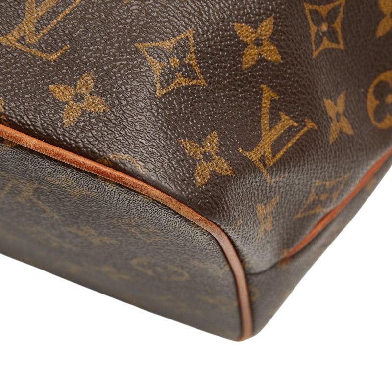 Louis Vuitton Monogram Palermo PM 2-Way Shoulder Bag Brown Leather — view 6