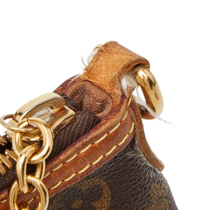 Louis Vuitton Monogram Palermo PM 2-Way Shoulder Bag Brown Leather — view 8