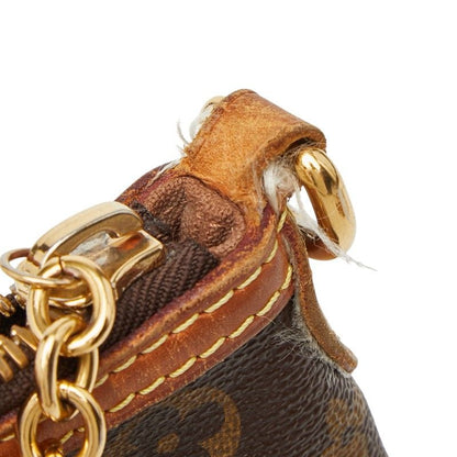 Louis Vuitton Monogram Palermo PM 2-Way Shoulder Bag Brown Leather — view 8