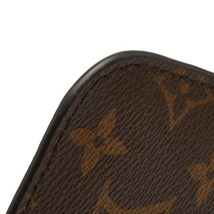 Louis Vuitton Monogram Neverfull Pouch Mini Clutch Brown Leather — view 5