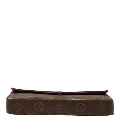 Louis Vuitton Monogram Pochette Felicie Chee Ton Shoulder Bag Wallet Brown — view 3