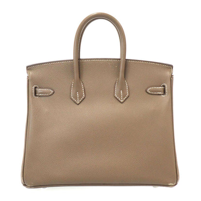 Hermes Birkin Bag 25 Etoupe Epsom Handbag Beige — view 2