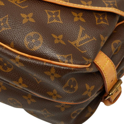Louis Vuitton Monogram Saumur 30 Crossbody Shoulder Bag Brown Leather — view 4