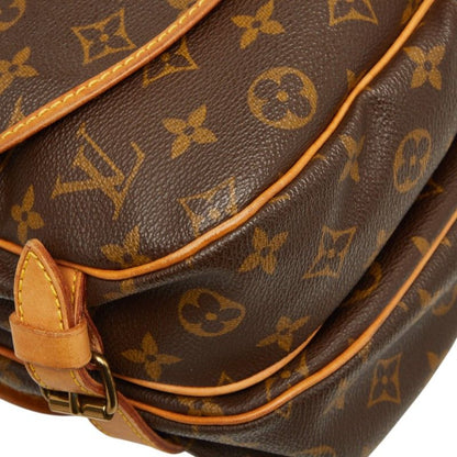 Louis Vuitton Monogram Saumur 30 Crossbody Shoulder Bag Brown Leather — view 7