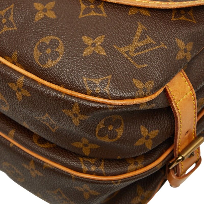 Louis Vuitton Monogram Saumur 30 Crossbody Shoulder Bag Brown Leather — view 6