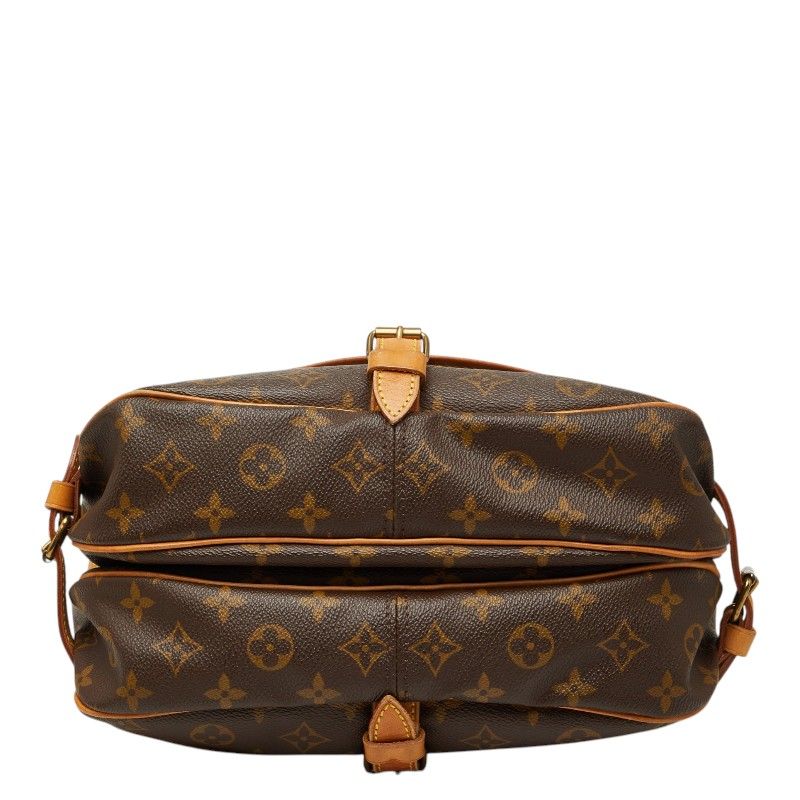 Louis Vuitton Monogram Saumur 30 Crossbody Shoulder Bag Brown Leather — view 3