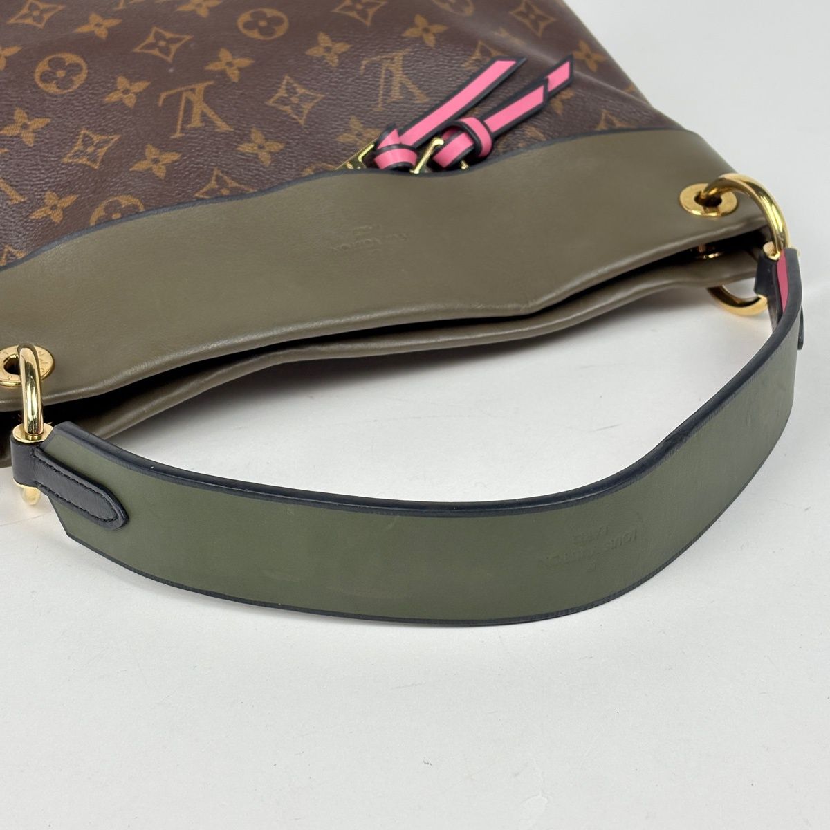 Louis Vuitton Tui Roulis Besace 2-Way Shoulder Bag Monogram Brown Green — view 7