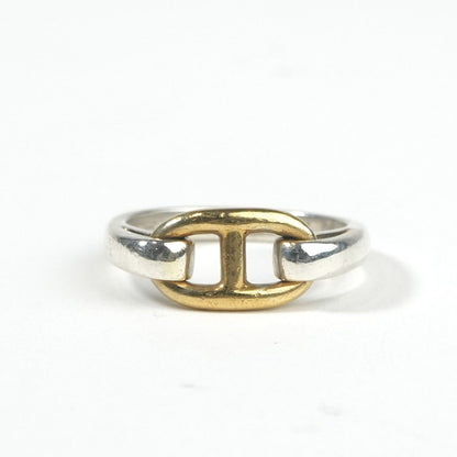 Hermes Chaine D'ancre Ring Gold