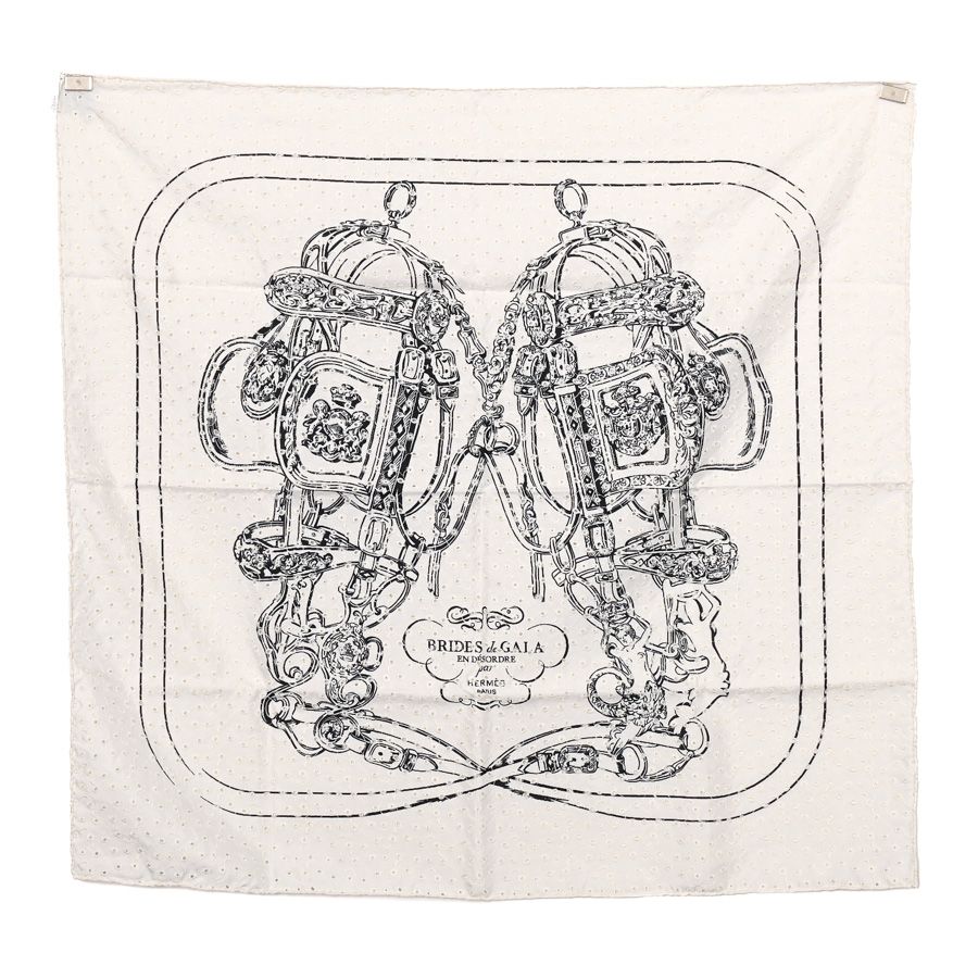 Hermes Scarf Carre 70 English Embroidery