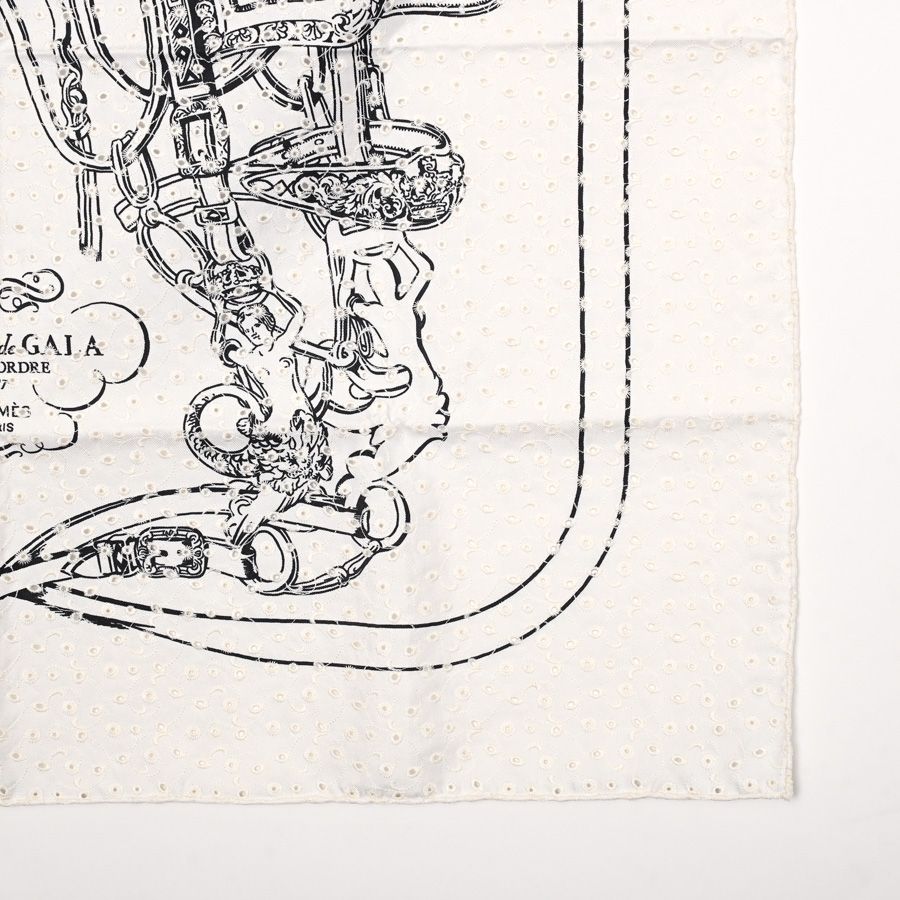 Hermes Scarf Carre 70 English Embroidery — view 4
