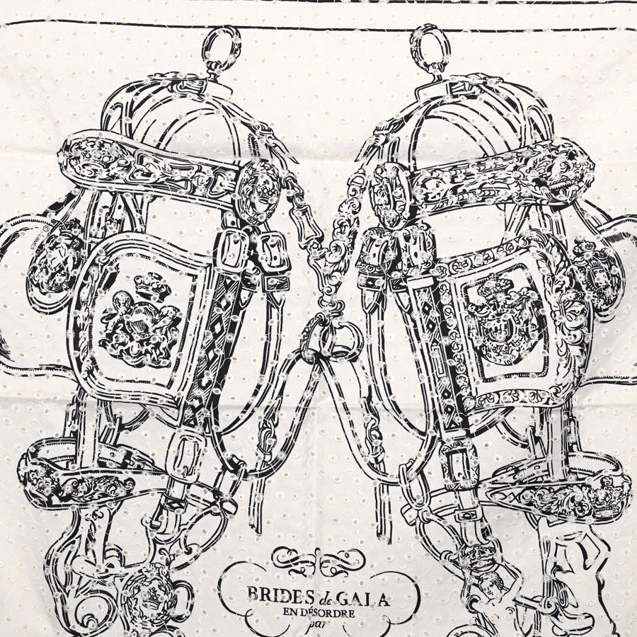 Hermes Scarf Carre 70 English Embroidery — view 2