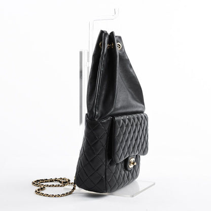 Chanel Backpack Drawstring Black — view 2